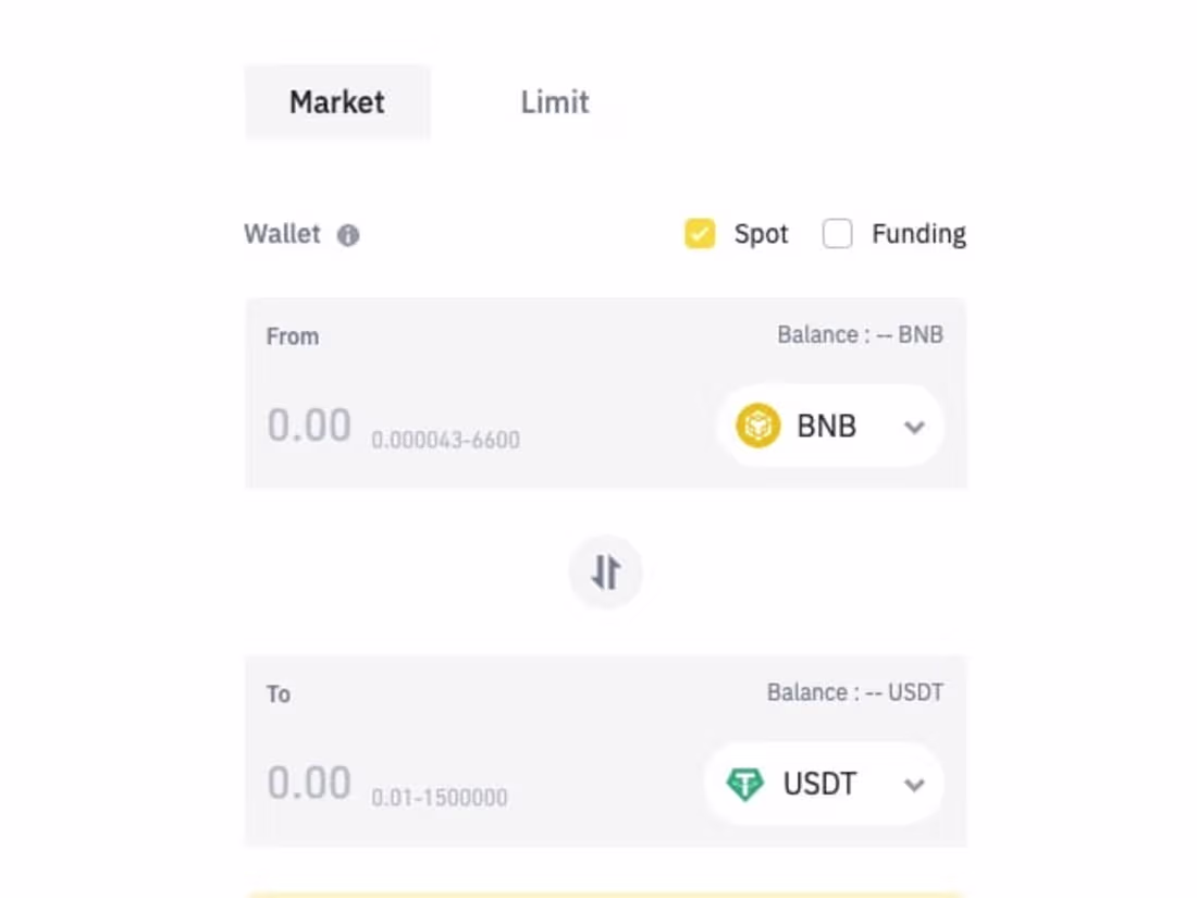 Cover image for Binance Convert Feature Design