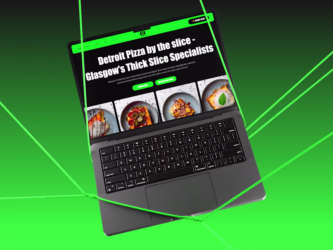 Cover image for Restaurant Website Design for Detroit-Style Pizza