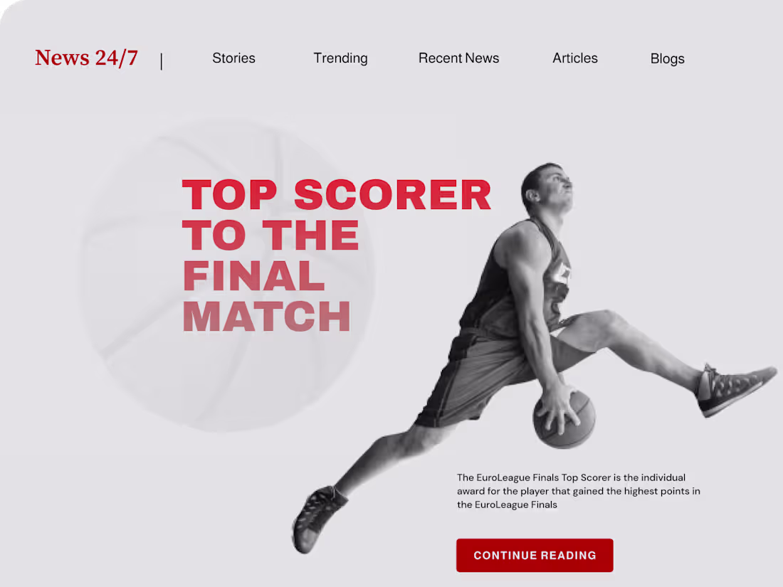 Cover image for News 24/7 Website 