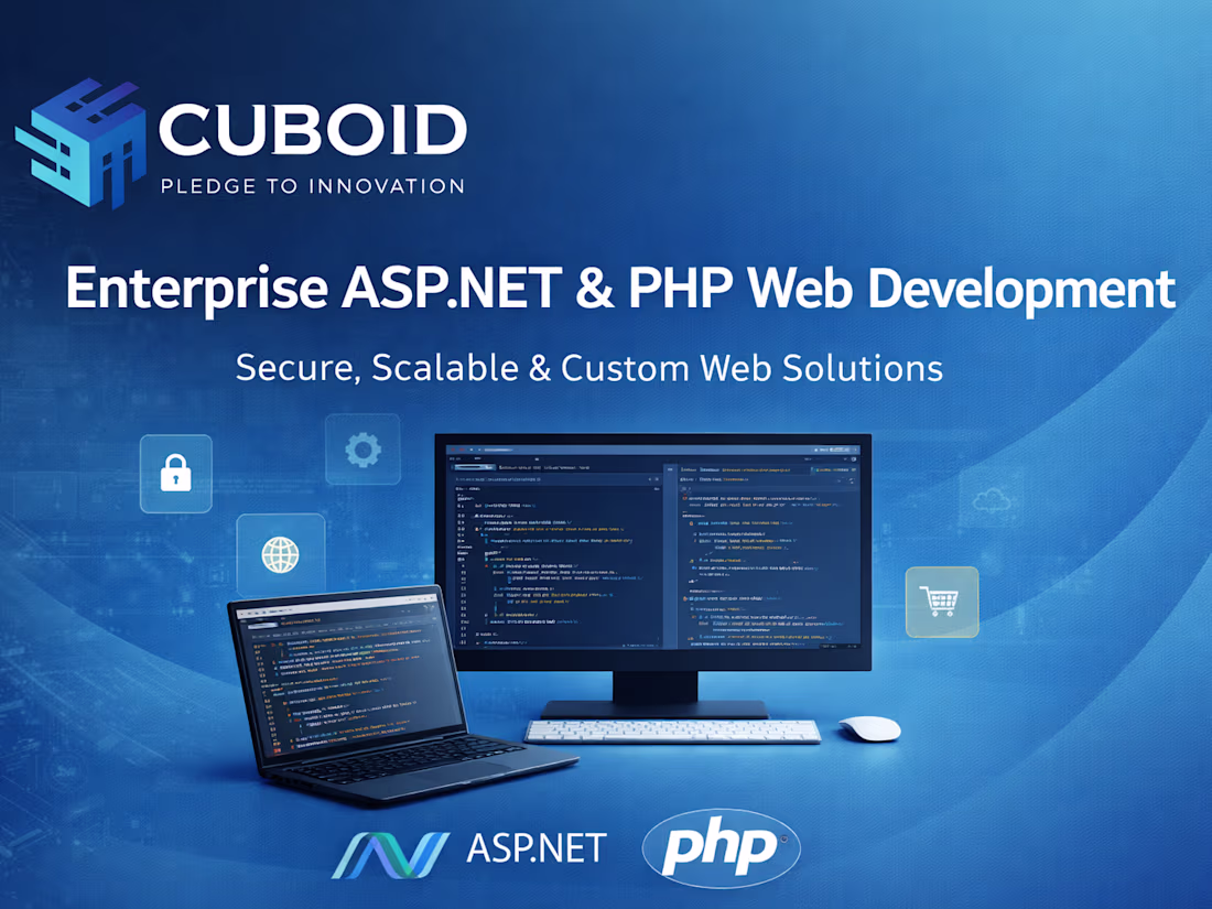 Cover image for Custom Web Application Development (ASP.NET , PHP & Angular)