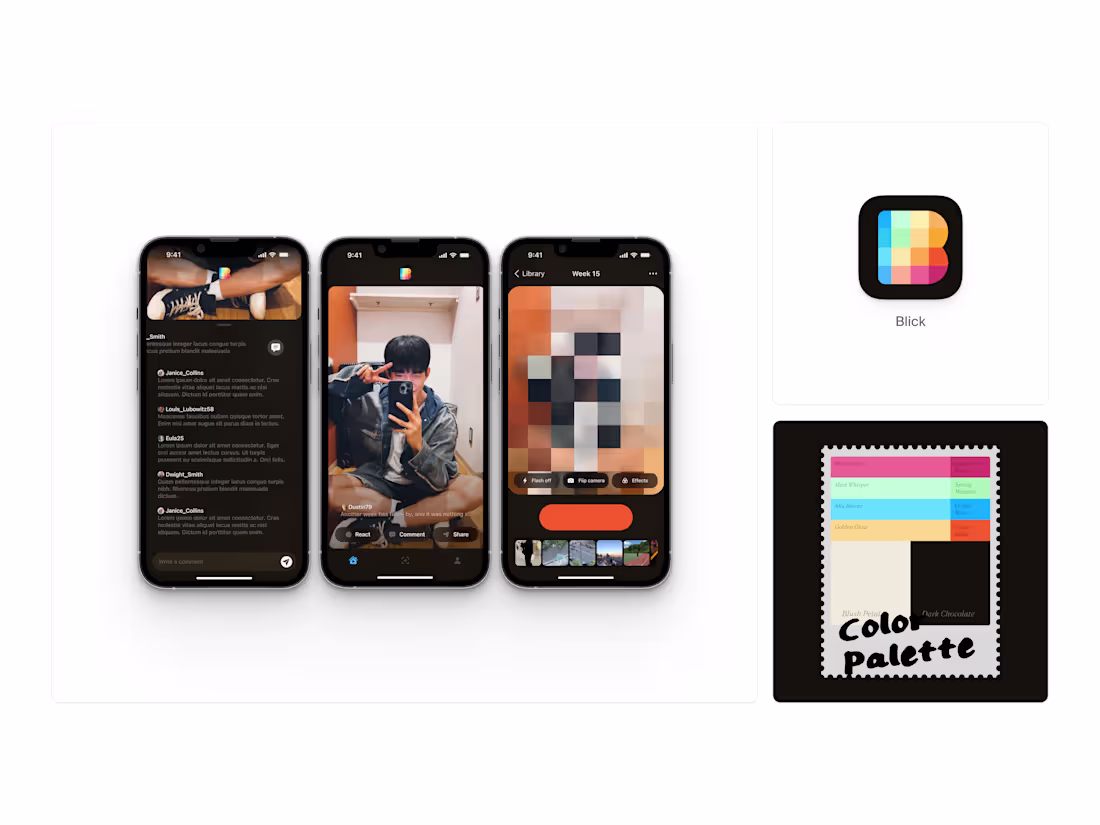 Cover image for Blick - A Playful & Nostalgic Video Diary App