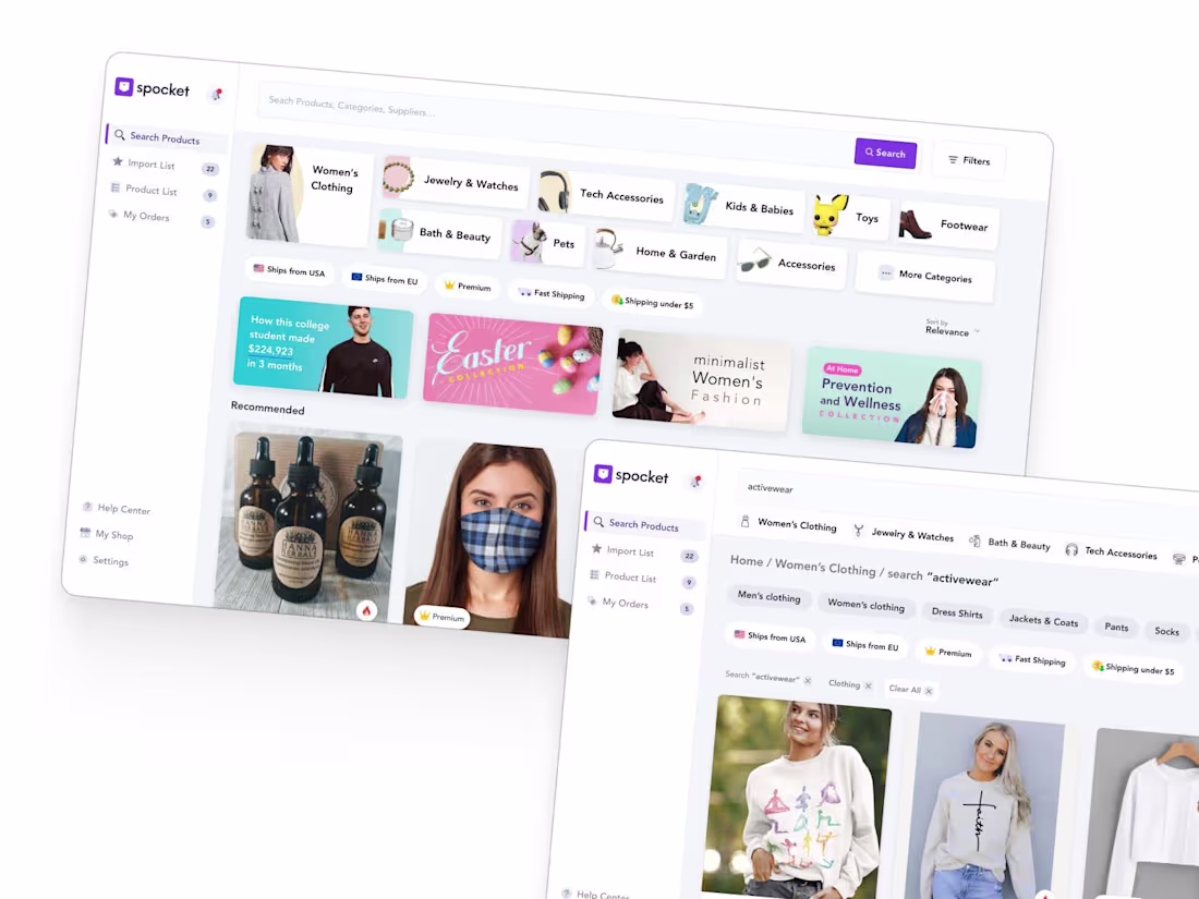 Cover image for Spocket app redesign