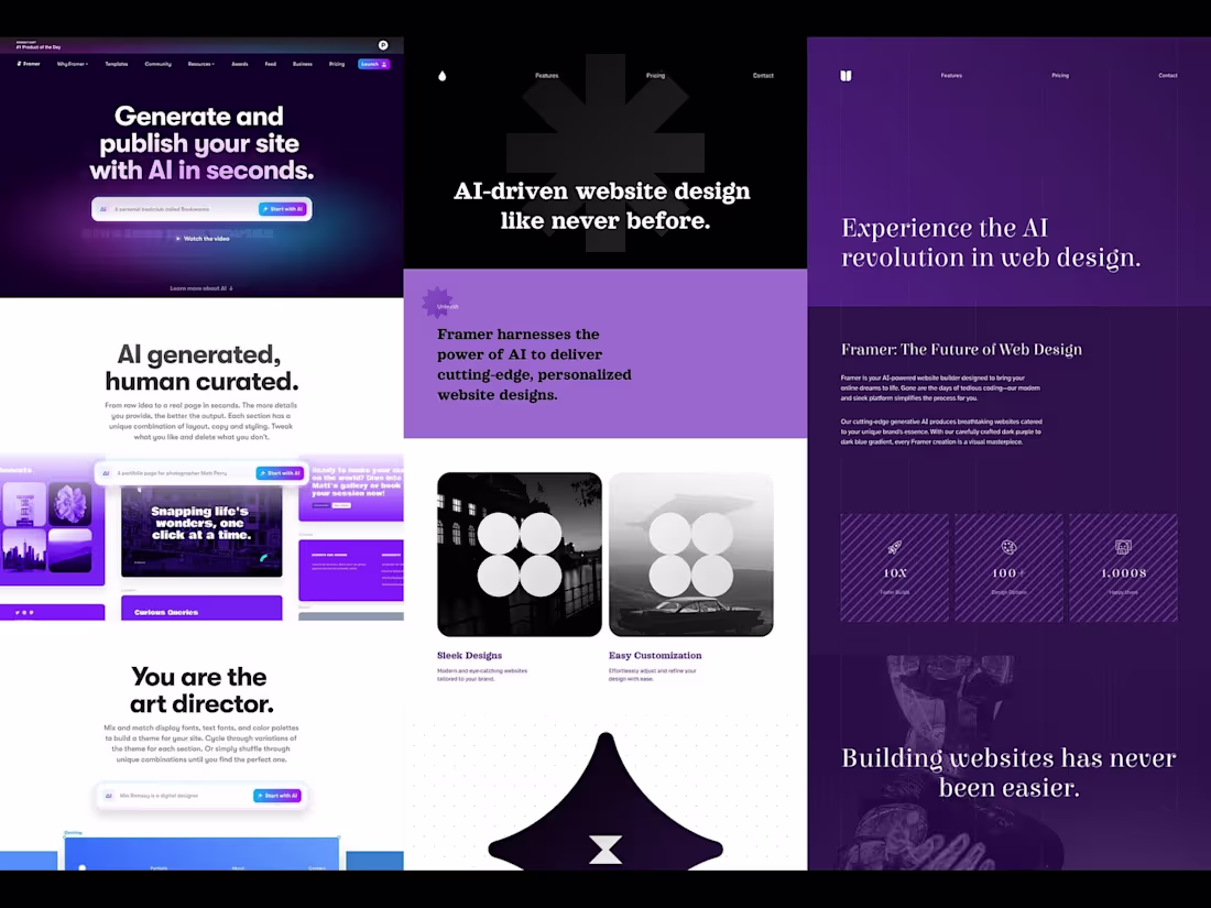 Cover image for FRAMER LANDING PAGE/WEBSITE
