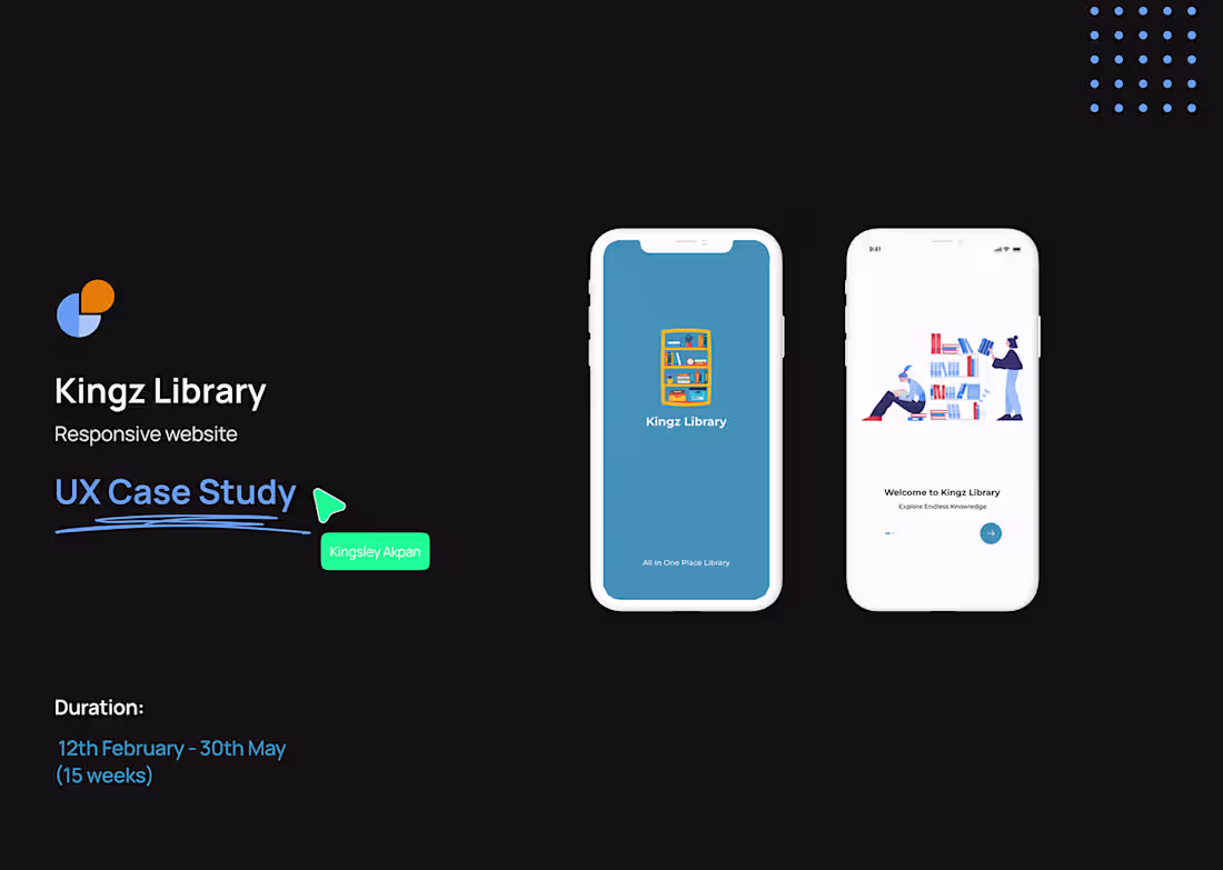 Cover image for Kingz Library App :: Behance