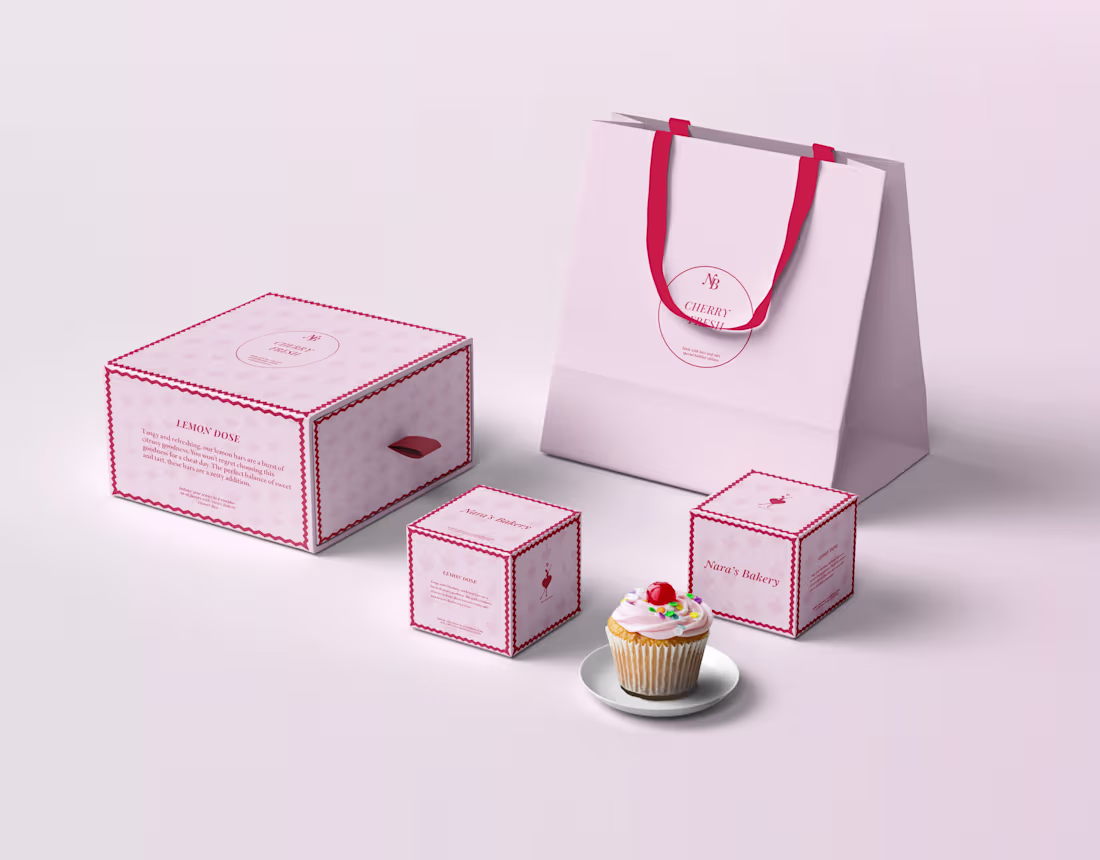 Cover image for Nara's Bakery-brand identity