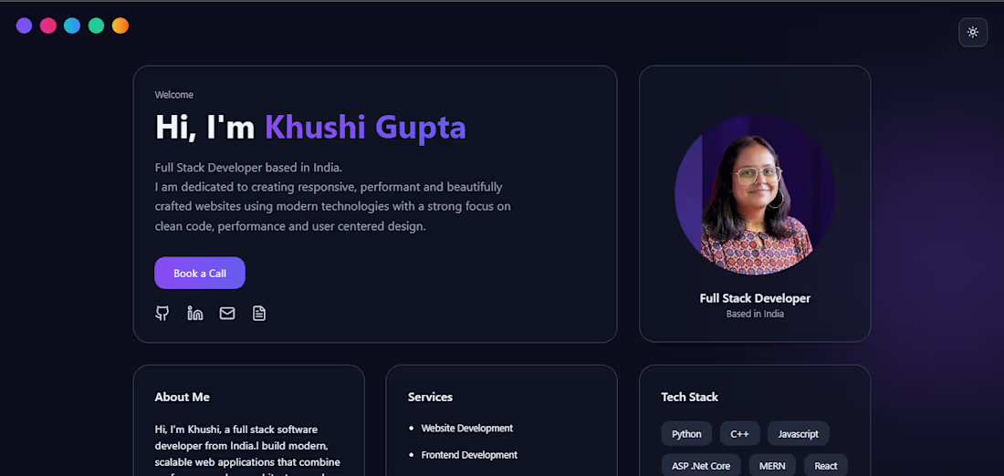 Cover image for I’ve built my personal portfolio