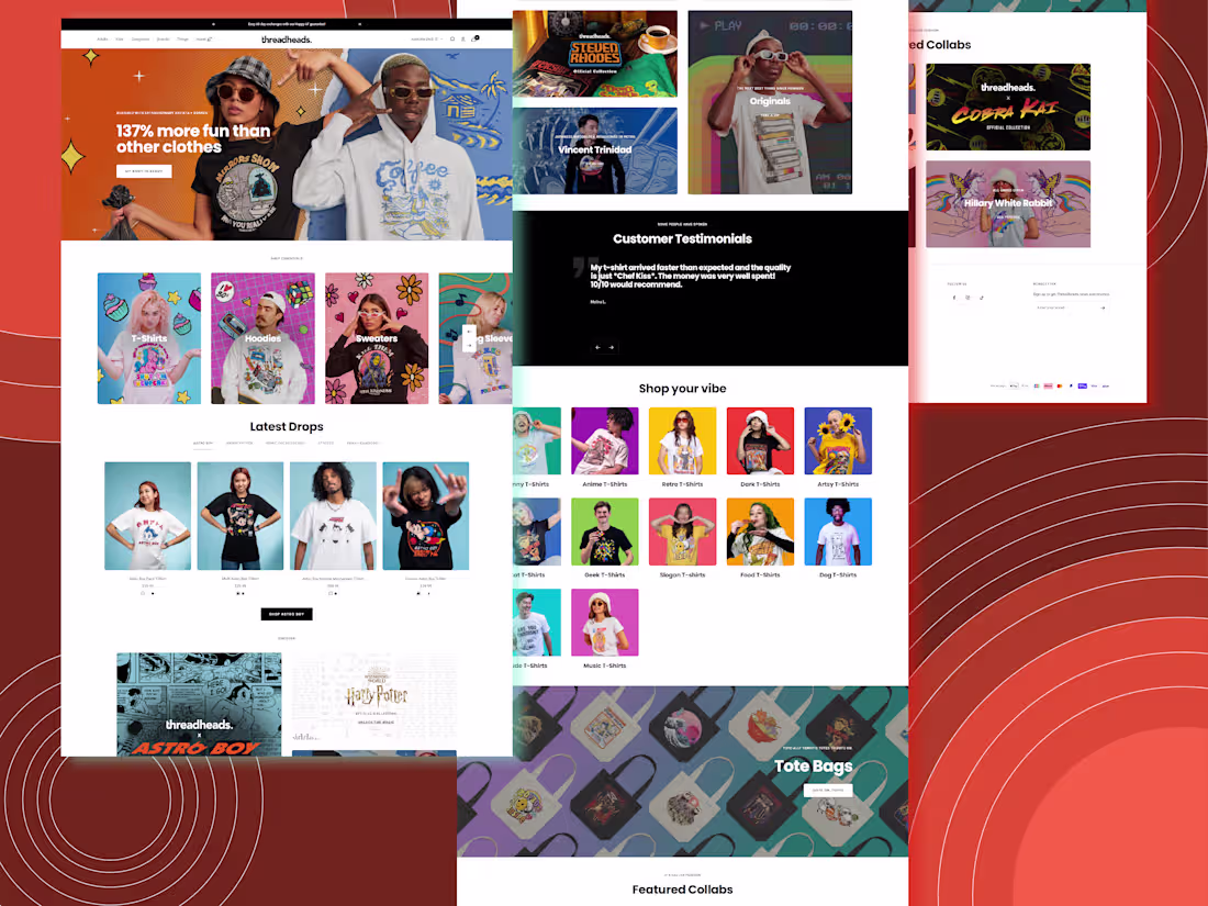 Cover image for Streetwear Clothing Brand Shopify Store