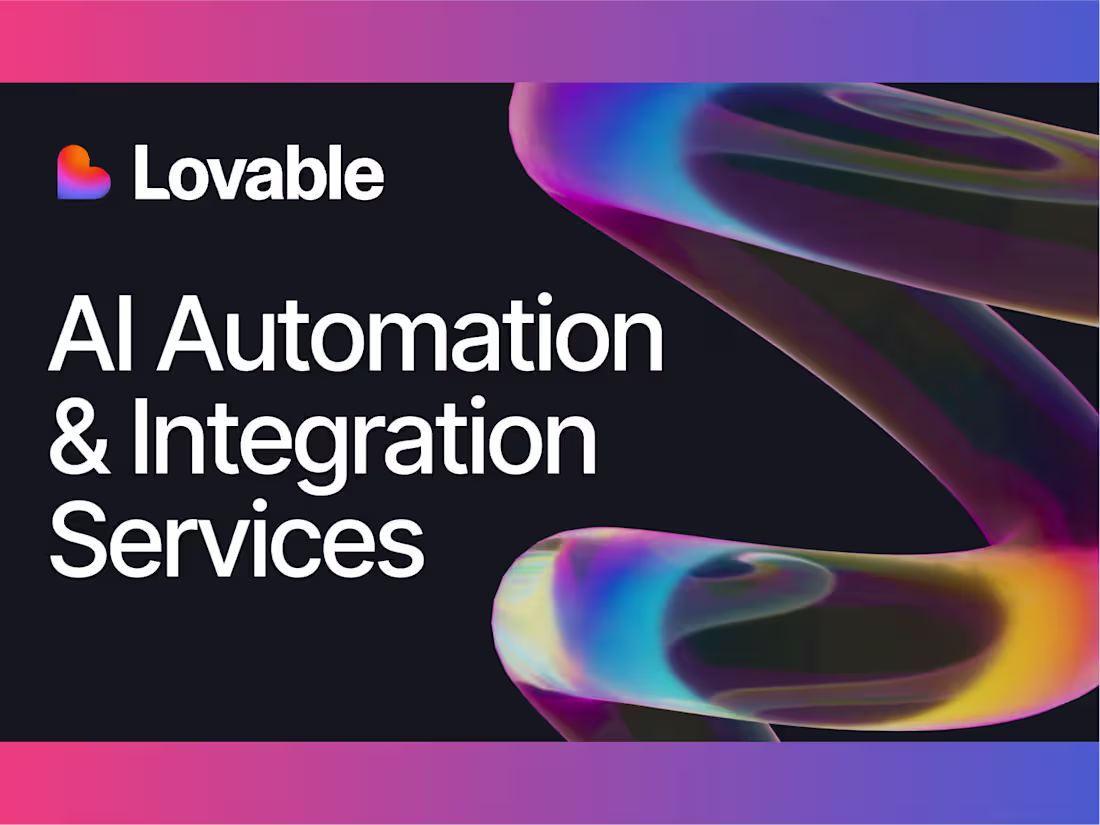 Cover image for AI Automation & Integration Services