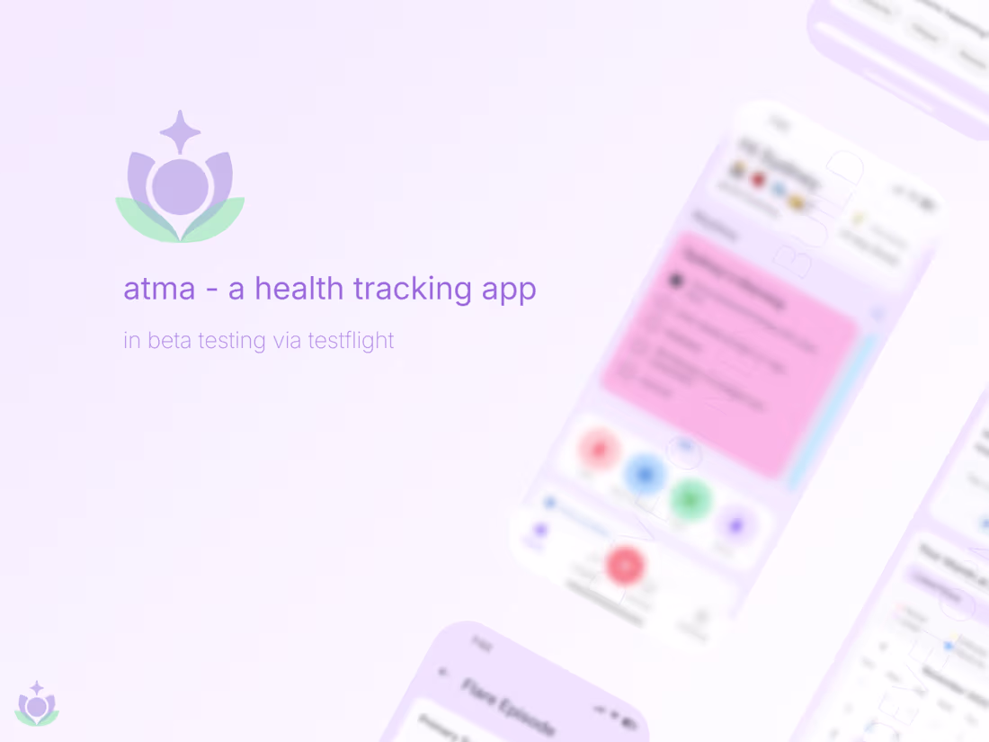 Cover image for Atma - Health Tracking App