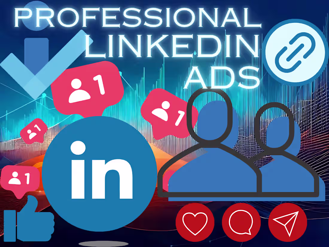 Cover image for Professional LinkedIn Ads: Drive B2B Results (All Formats)