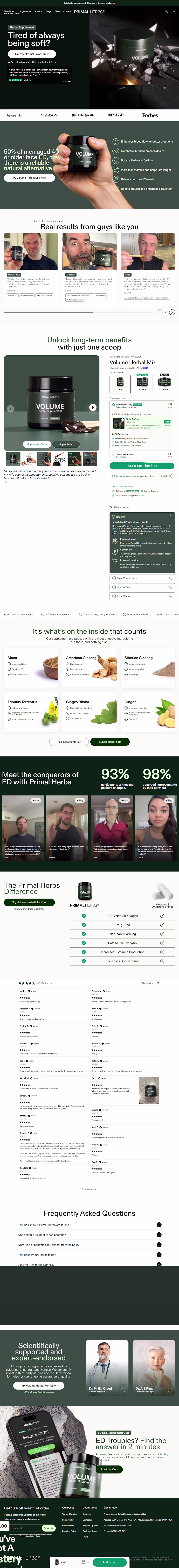 Cover image for Primal Herbs – Elevated Shopify Design for Natural Wellness