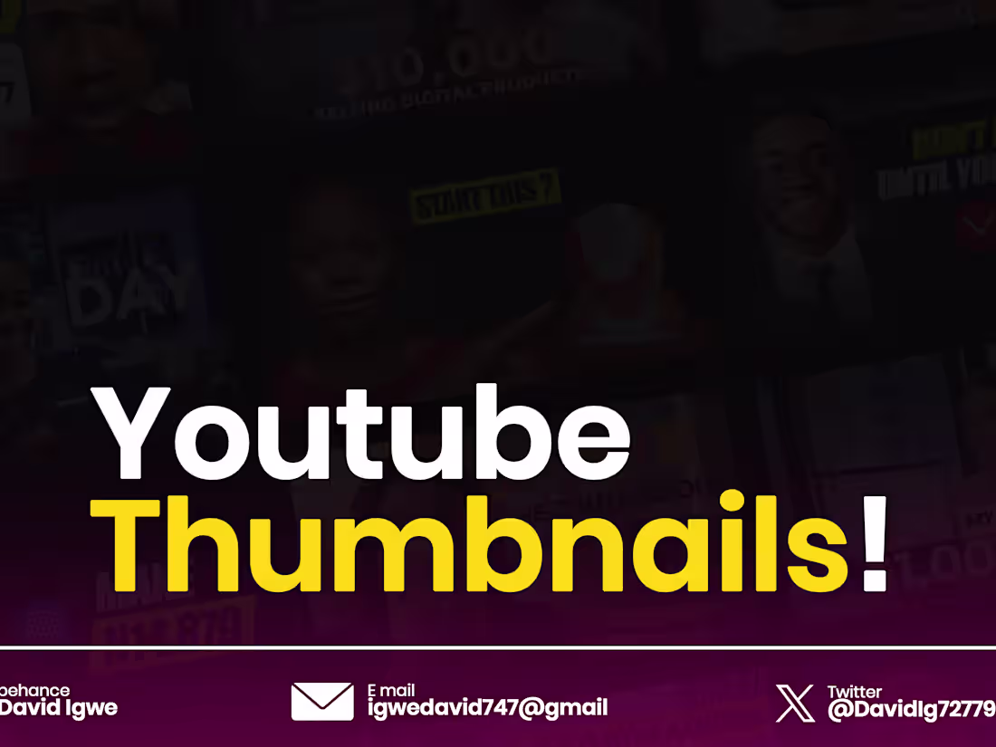 Cover image for  Youtube Thumbnails for Finance Channel