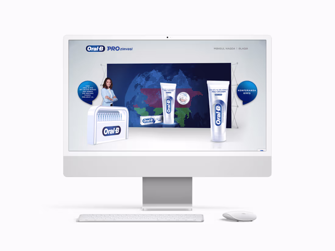 Cover image for Oral-B Pro Event • Online Launch Website