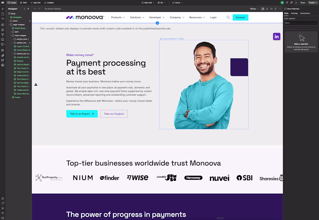 Cover image for I worked with Monoova's marketing