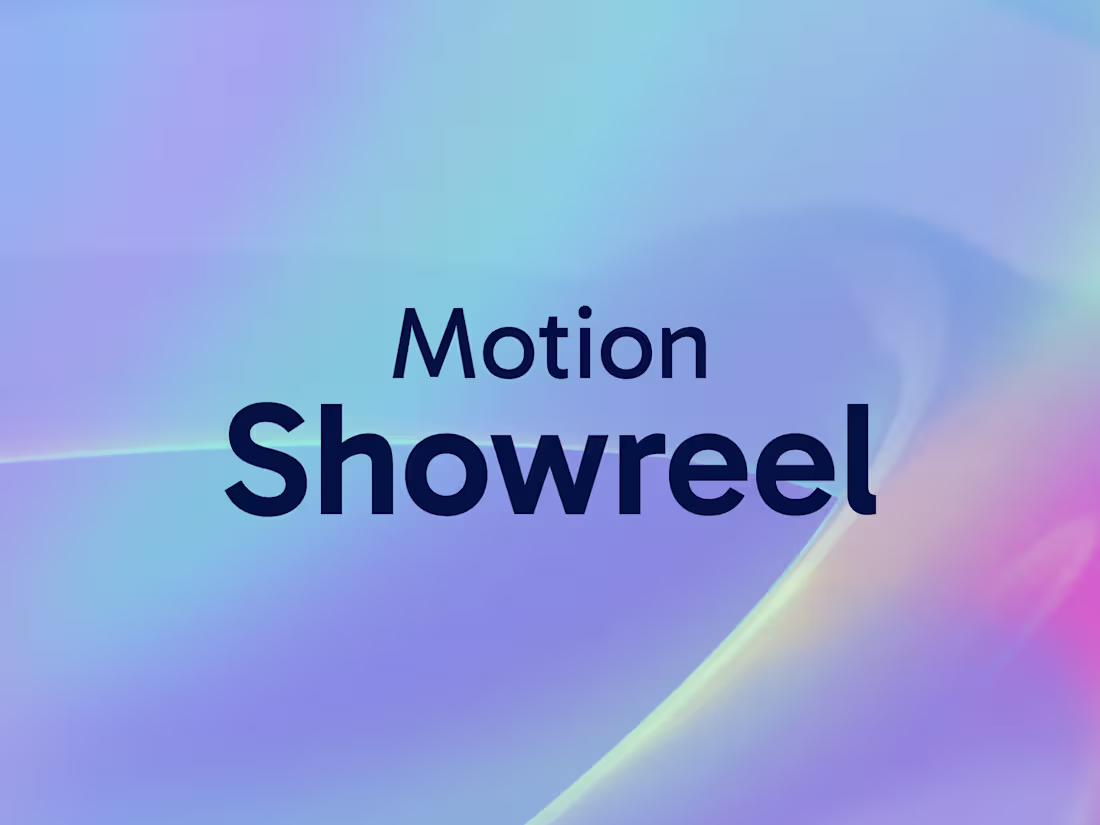Cover image for Motion Showreel