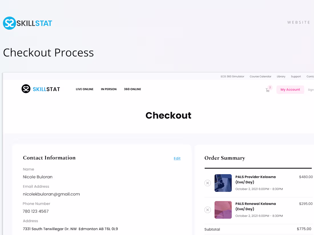 Cover image for Multistep Checkout Process