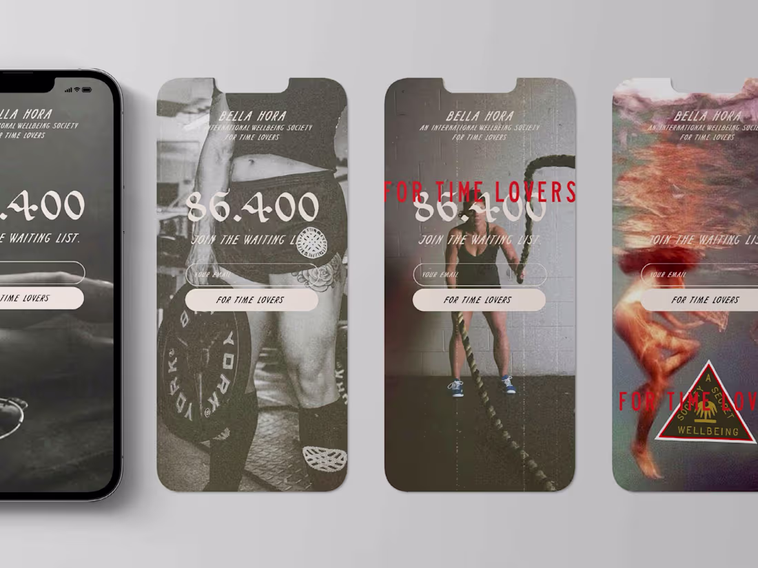 Cover image for Bella Hora — For time Lovers.