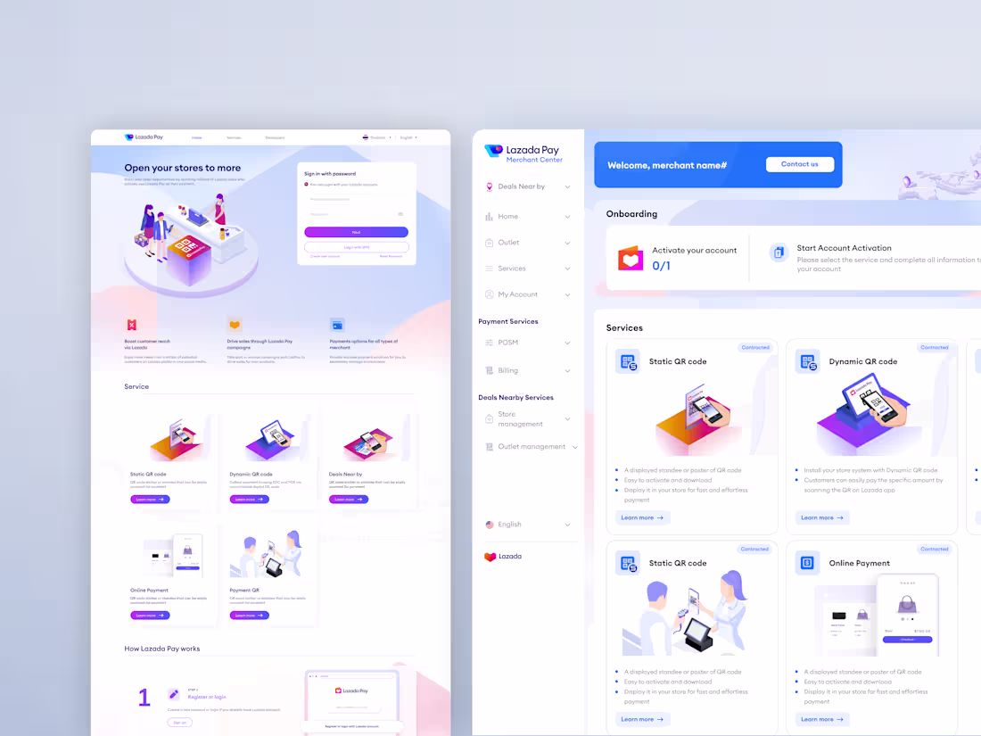 Cover image for Design LazadaPay Merchant Center (TH) 