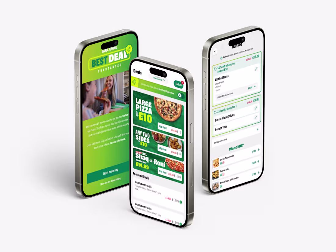 Cover image for Papa Johns UK: "Let's order a pizza!"