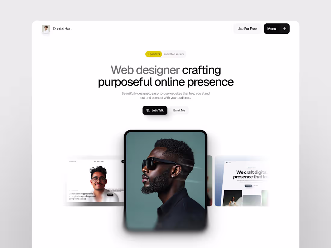 Cover image for Naka - Elegant Portfolio Website