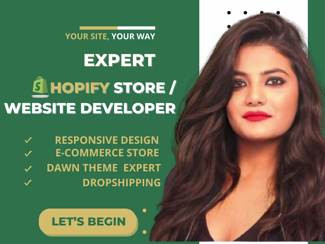 Cover image for Shopify website designer/developer, dawn theme expert.