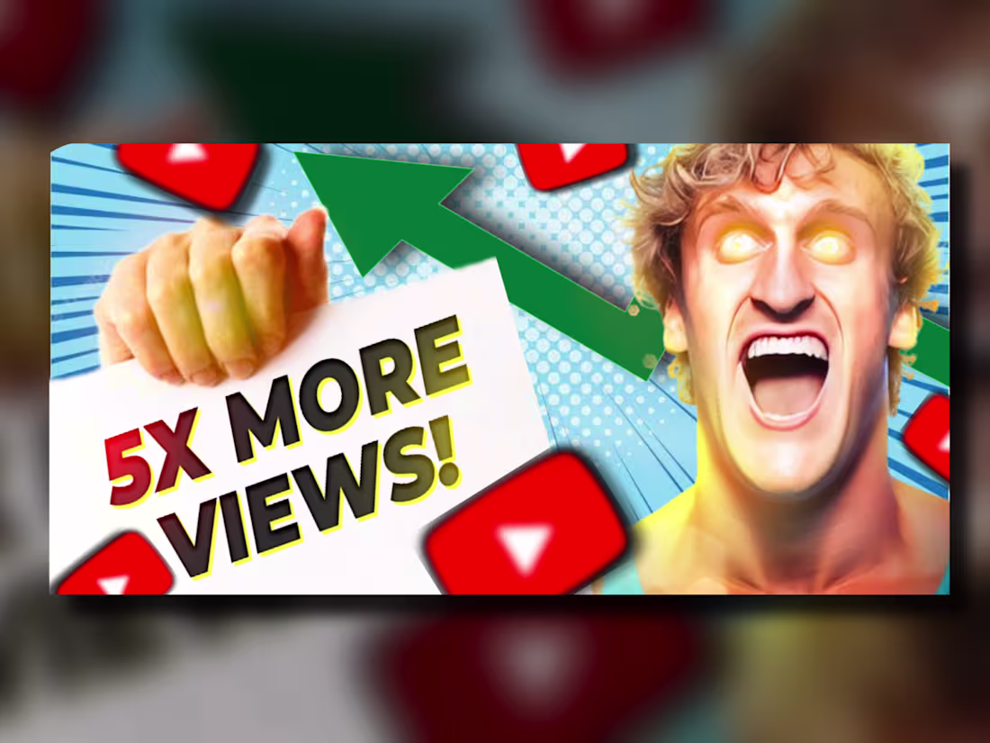 Cover image for I will design custom Thumbnails for YouTube in just 1 hr