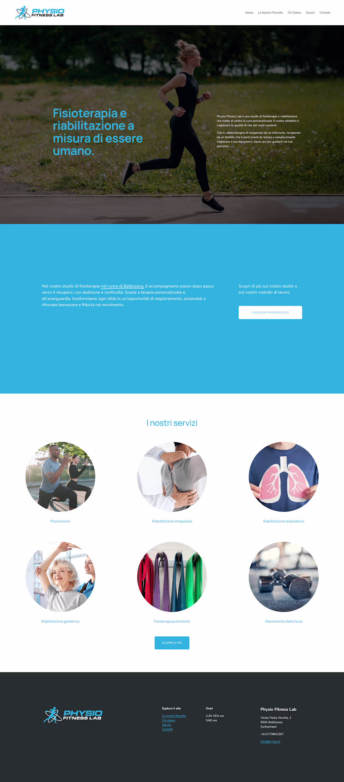 Cover image for Modern Website for a Physiotherapy Studio