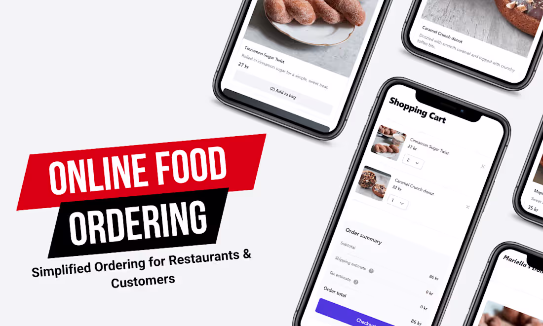 Cover image for Online Food ordering website