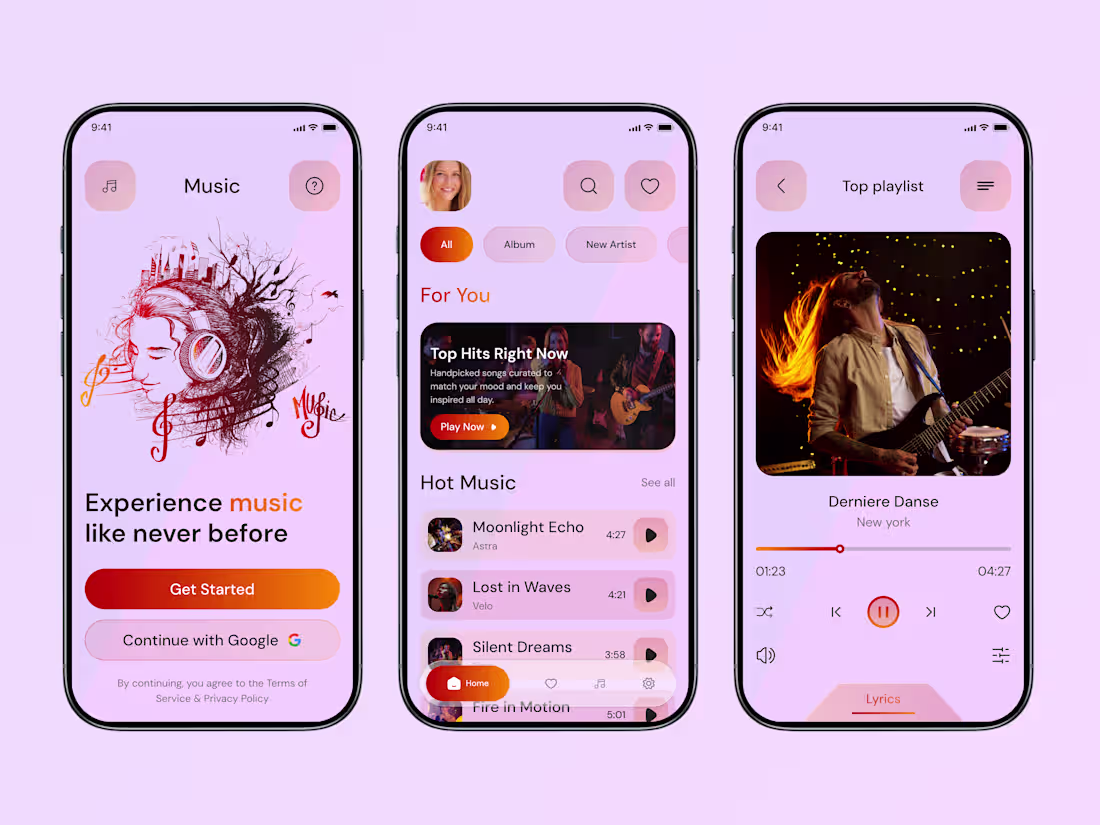 Cover image for "Melo — Music App UI