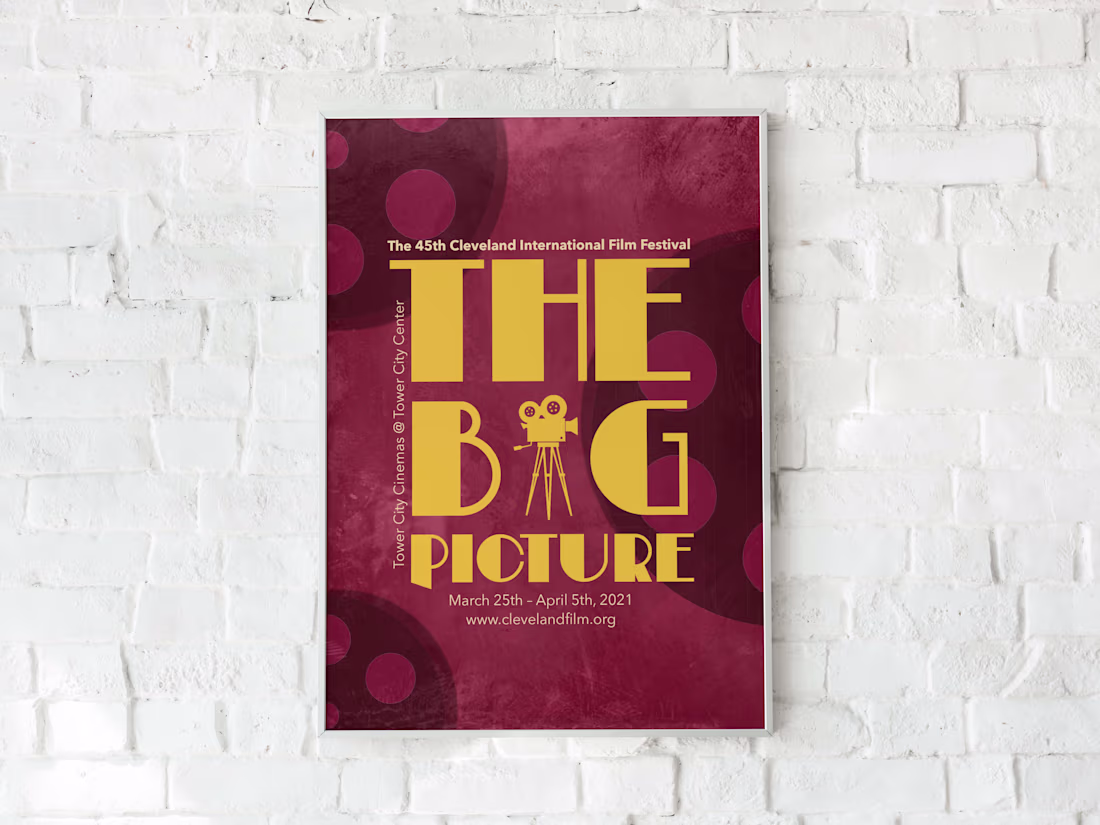 Cover image for Cleveland Int’l Film Festival Poster — Knight Owl Studio