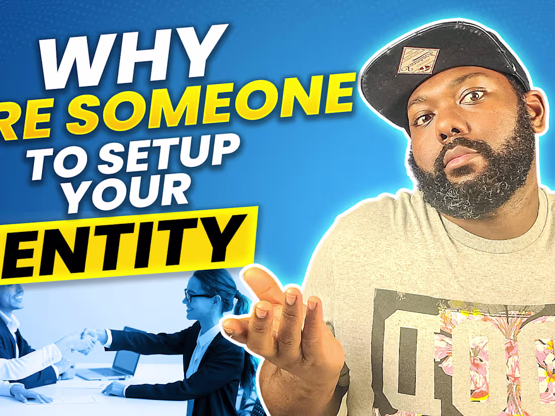 Cover image for Why would you hire someone to setup your entity