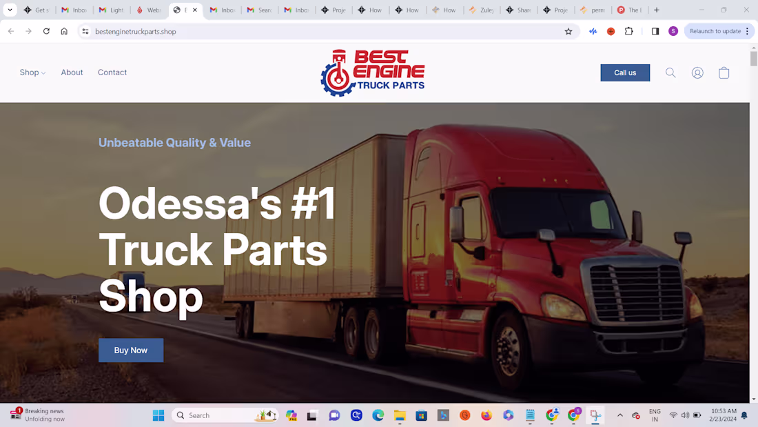 Cover image for Best Engine Truck parts Lightspeed setup & GMB Optimization