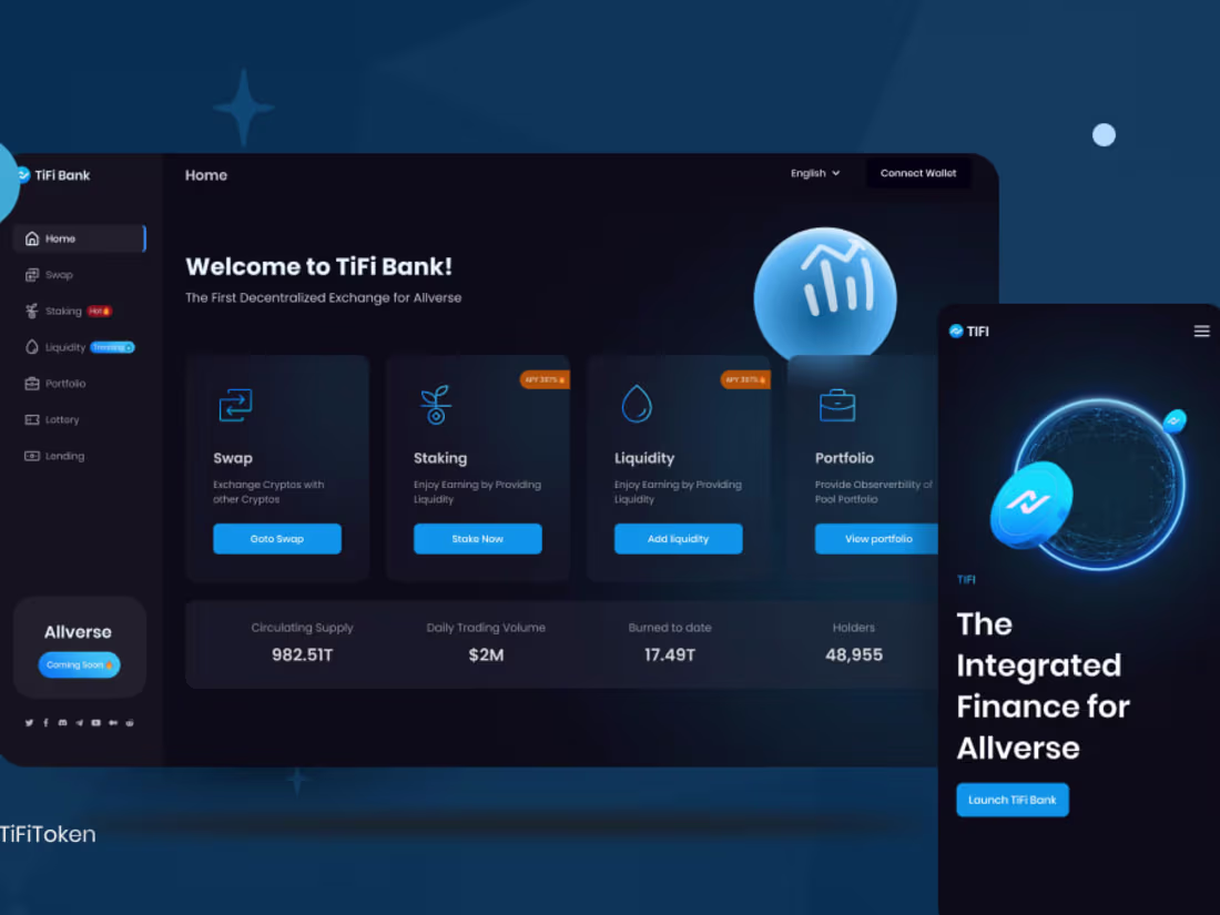 Cover image for TiFi - Redesigning the web Experience