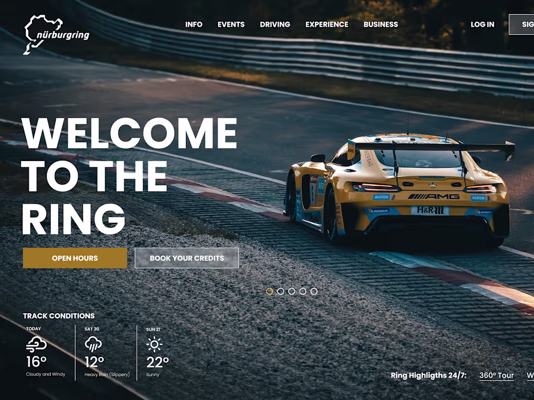 Cover image for Nurburgring Official Web | Hero Redesign