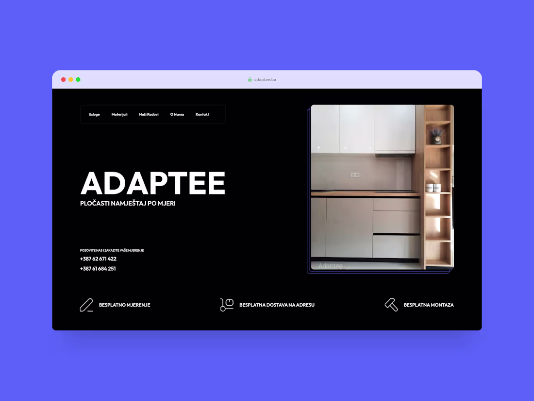 Cover image for Adapte, furniture for your dream home