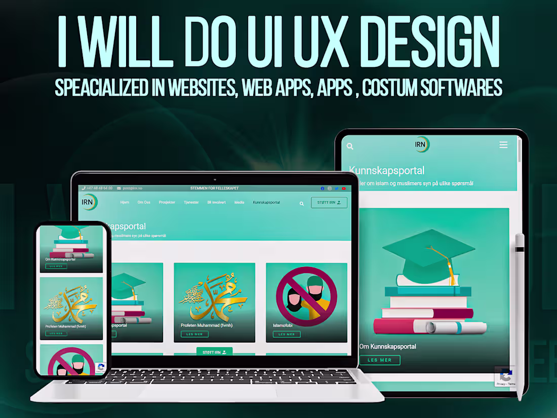 Cover image for Ui Ux Design For web and app