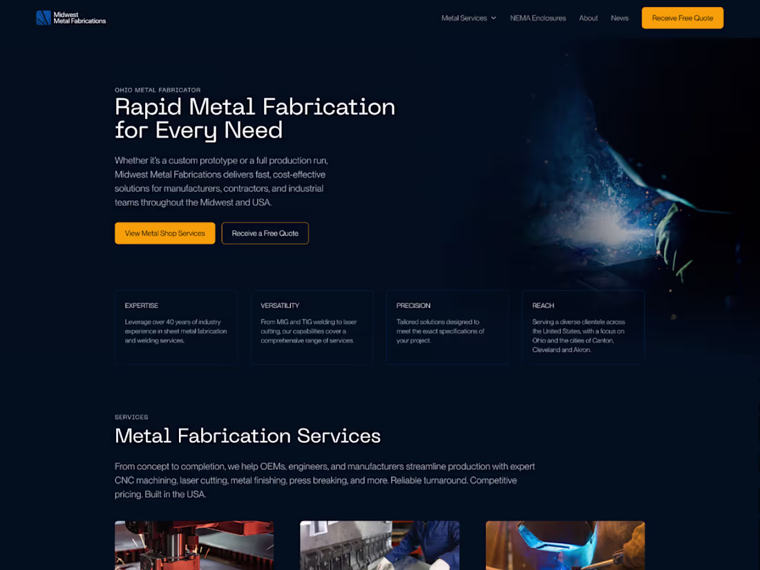 Cover image for Midwest Metal Fabrications
