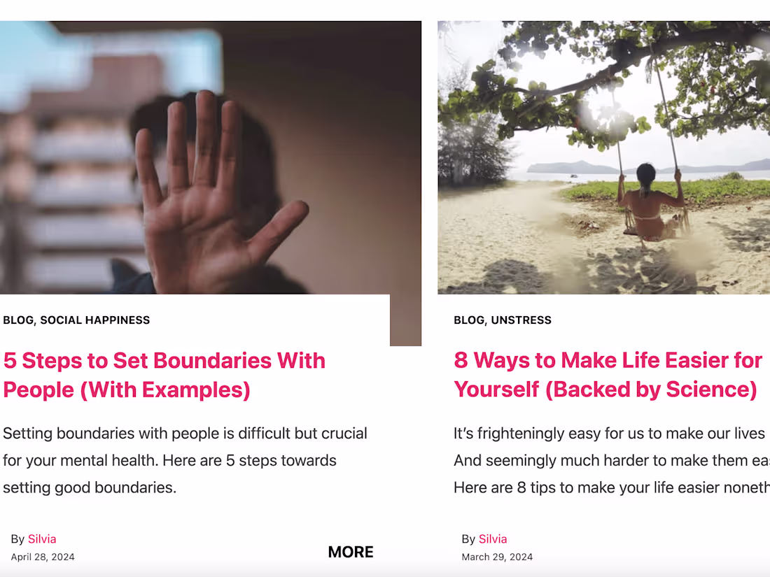 Cover image for Tracking Happiness | Science-backed blog posts