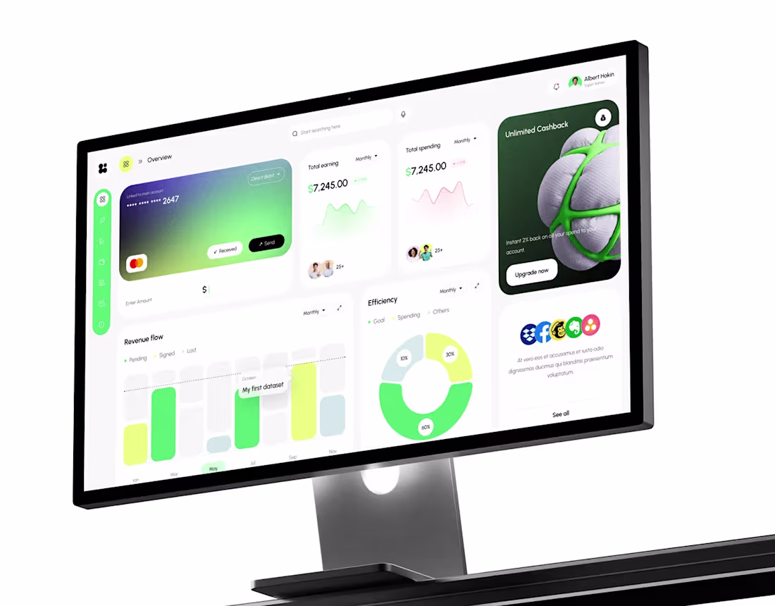 Cover image for Finance Management Dashboard Design