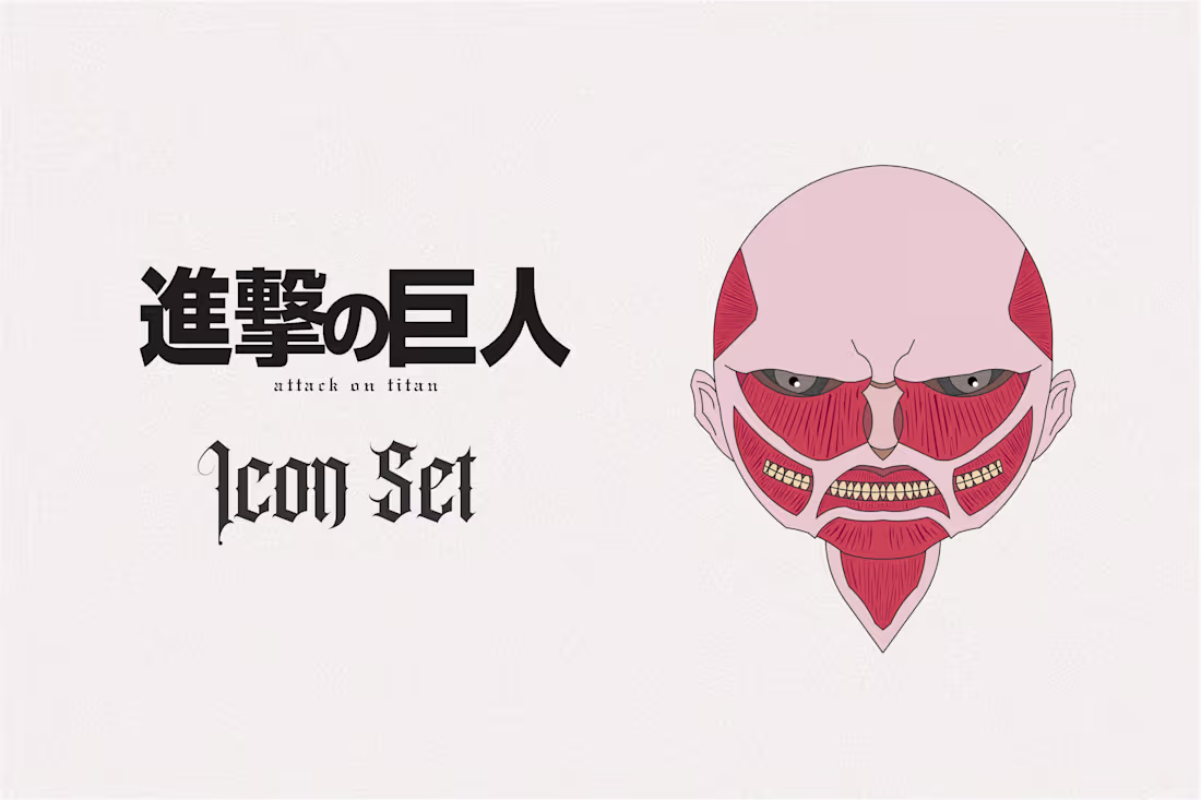 Cover image for ATTACK ON TITAN - Icon Set