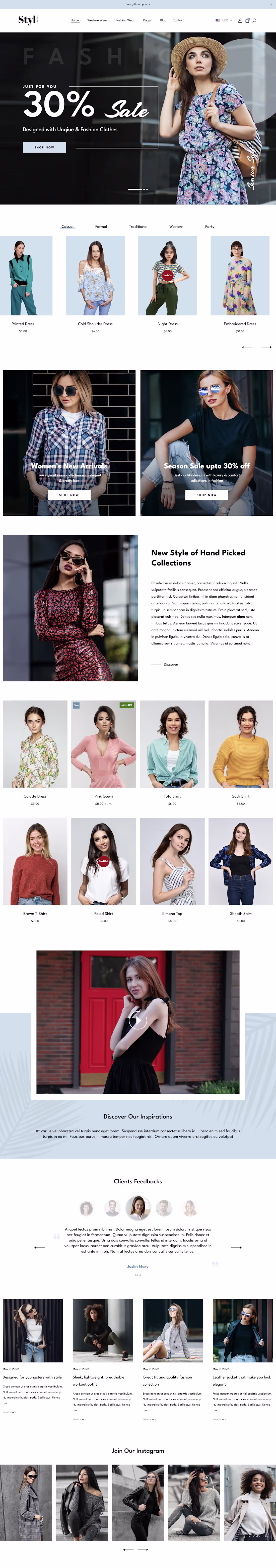 Cover image for Shopify-Powered Women's Fashion Store