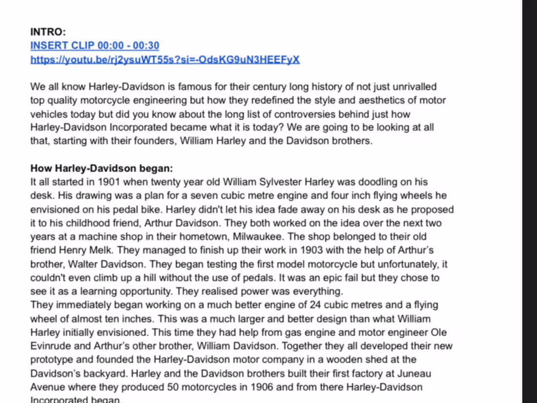 Cover image for The Disturbing History of Harley-Davidson  