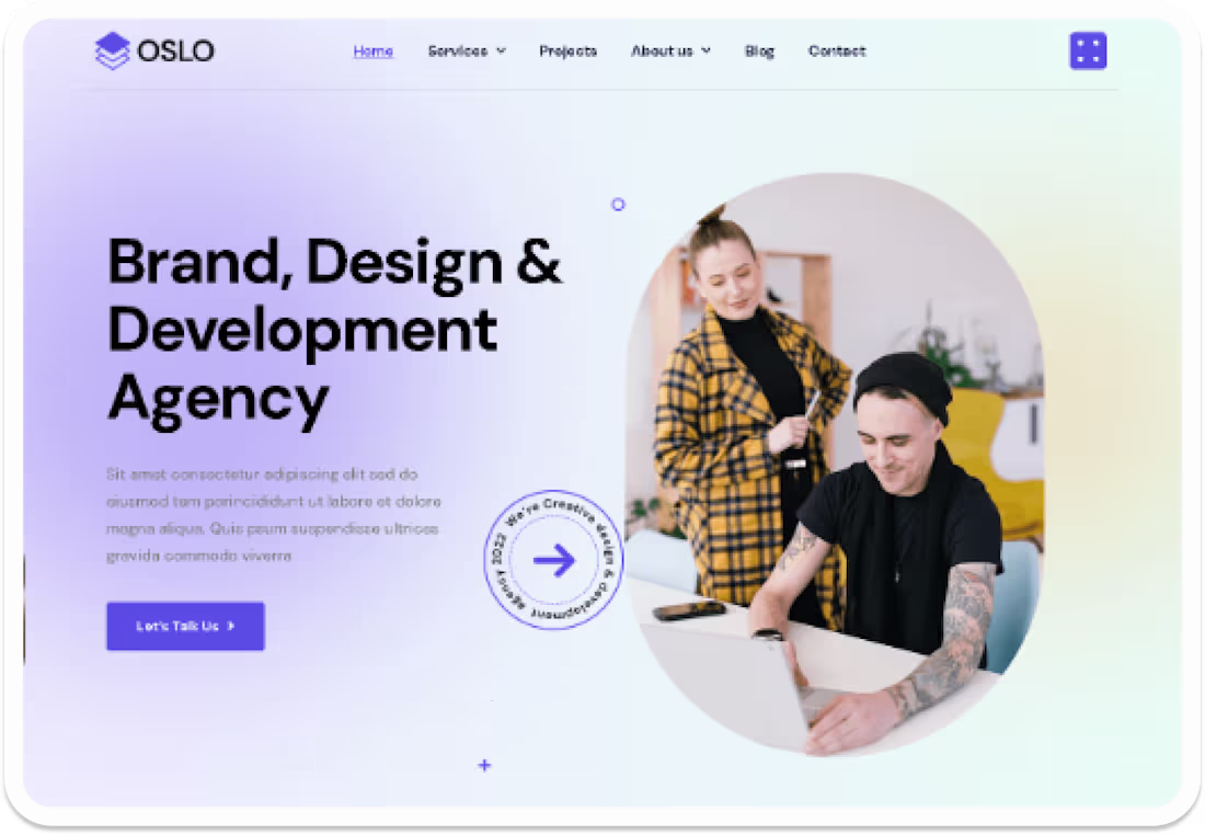 Cover image for Brand design and development agency