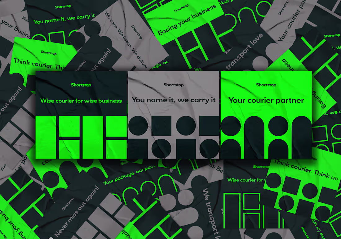 Cover image for Shortstop - A Local to Local Delivery Service on Behance