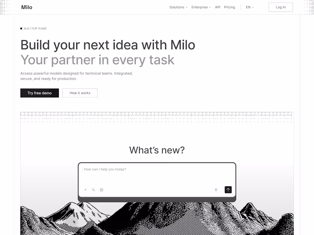 Cover image for Milo — Your Partner in Every Task