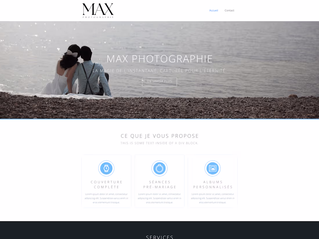 Cover image for Max Photographie - Photographer