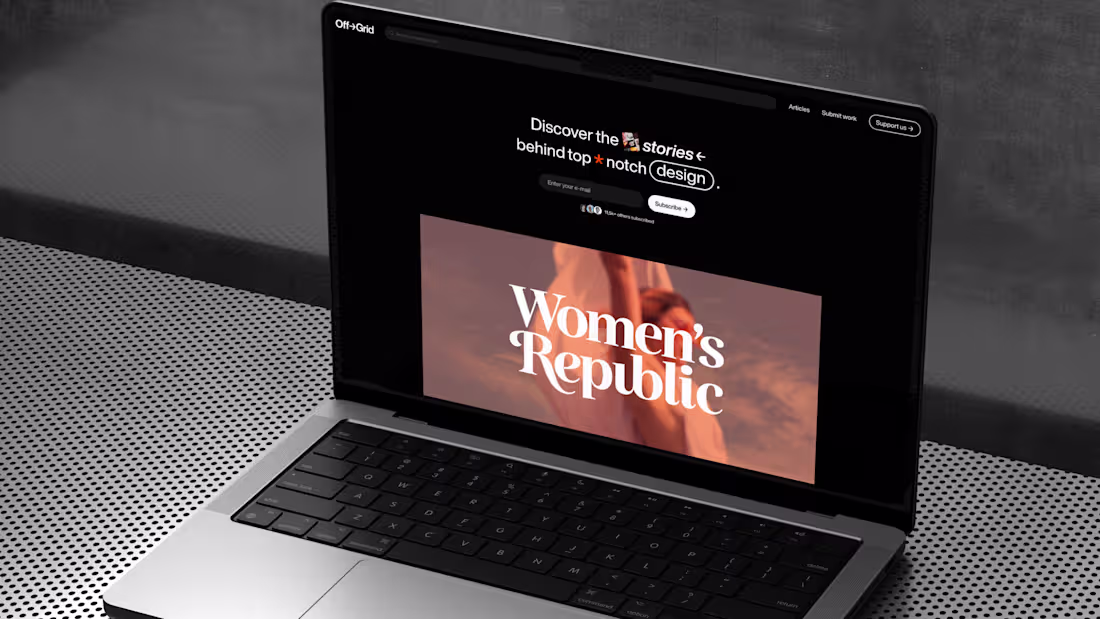 Cover image for Web Design & Framer Development