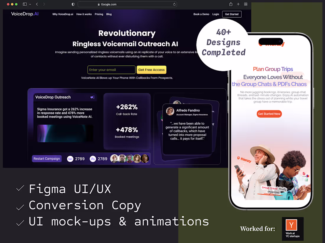 Cover image for Get High-Converting Landing Page for Your SaaS & Service Startup