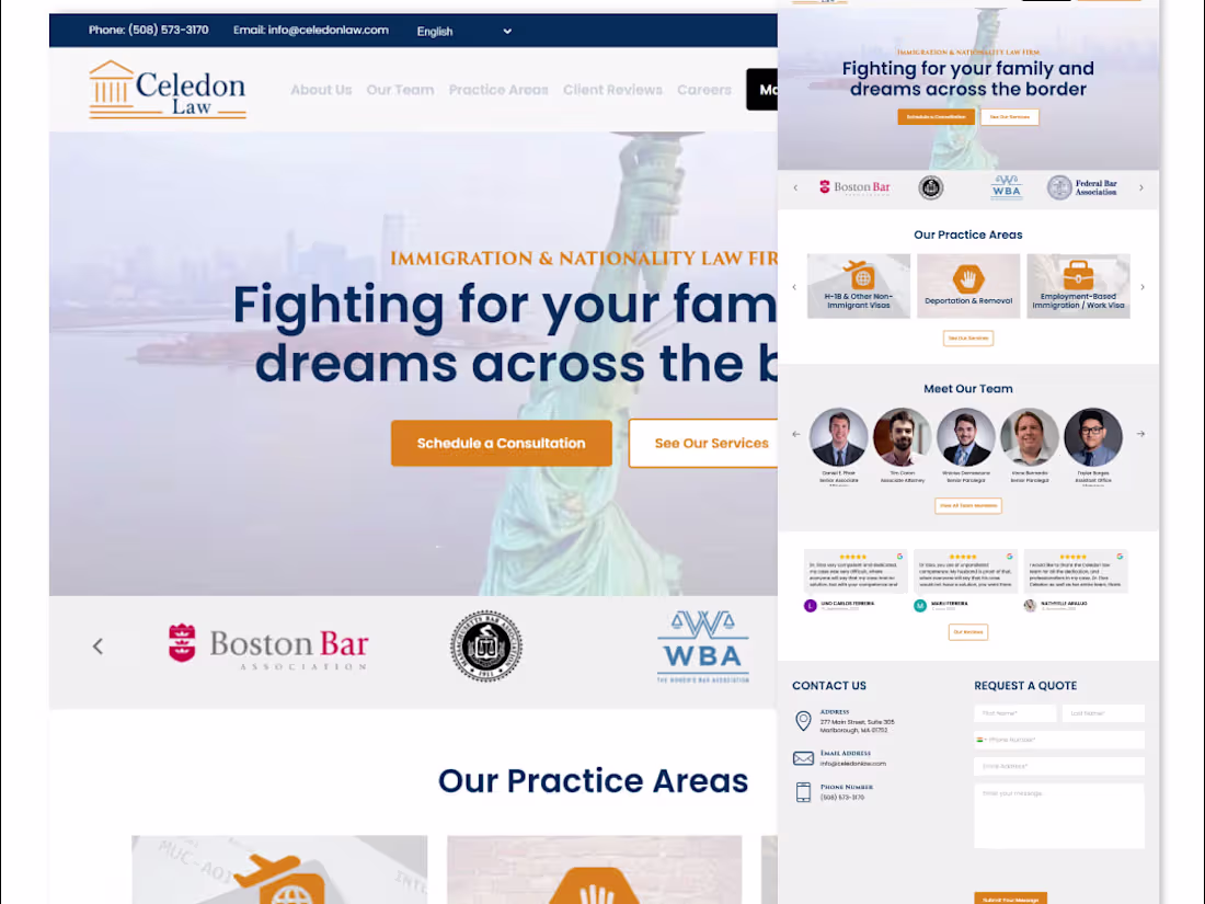 Cover image for Celedon law (Law Firm)