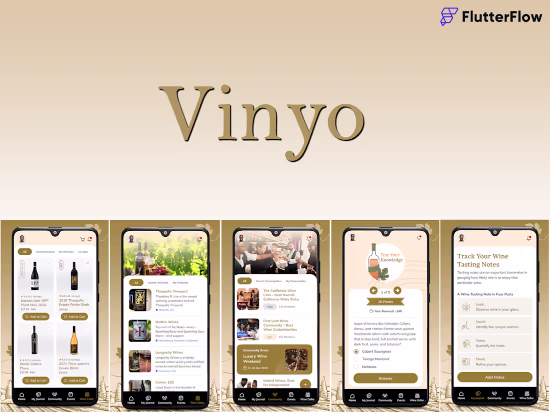 Cover image for Vinyo – E-Learning & E-Commerce Platform for Wine Enthusiasts